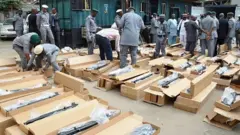 Customs intercept container laden with guns