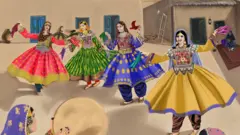 ስእሊ ባህላዊ ክዳን ዝተኸደና ኣፍጋናውያን ደቂ ኣንስትዮ