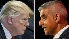 رویارویی صادق خان و دونالد ترامپ سابقه ای طولانی دارد
