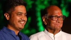 रोहित पवार, शरद पवार