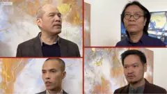 Bốn hoạ sĩ thuộc ba thế hệ cầm cọ khác nhau lần đầu đến với nước Anh bằng triển lãm đương đại 'Homeland', được trưng bày tại nhà đấu giá nghệ thuật danh tiếng Christie's London.