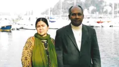 স্বামী মহসিন ইসলামের সঙ্গে স্ত্রী রাবিয়া ইসলাম। ইতালির লেকো শহরে তোলা ছবি, যেখানে তারা জীবনের একটা বড় অংশ কাটিয়েছেন।