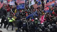 Police and rioters clashed for hours in the halls of Congress