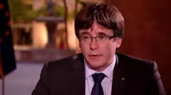 Puigdemont 2017'deki yasaklı bağımsızlık referandumundan sonra ülkeden kaçmıştı