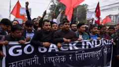 নেপালে ছাত্রদের ভারত-বিরোধী বিক্ষোভ
