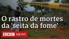 Covas com ao menos 90 corpos foram encontradasdownload do esporte da sorteuma floresta do Quênia; acredita-se que vítimas eram incentivadas a ficar sem comer.