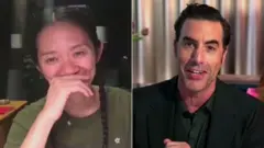Chloé Zhao ve Sacha Baron Cohen
