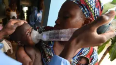 Aworan ọmọ ti aisan otutu igba aya n ba finra