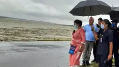 महाकाली नदीमा आएको बाढी