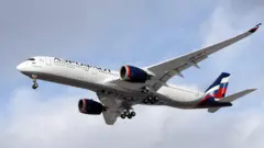 один из самолетов Airbus A350, эксплуатируемых "Аэрофлотом"