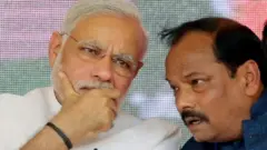 नरेंद्र मोदी के साथ रघुबर दास