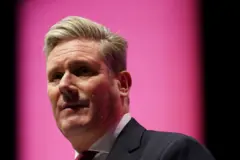 كير ستارمر وصورة لكامل الوجه