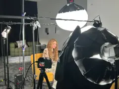 Shakira durante la entrevista con la BBC, el 6 de junio de 2025.