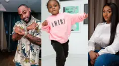 Davido, Ifeanyi and Chioma