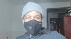 Nigerian student for China cover im nose inside house
