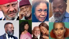BBC Pidgin put faces of Nigerian celebrities together