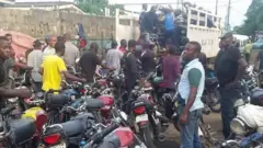 Okada wey dem seize.