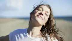 Mujer sonriendo