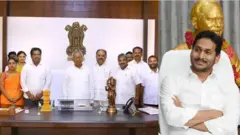 గవర్నర్‌తో ఏపీ ఉద్యోగులు, సీఎం జగన్