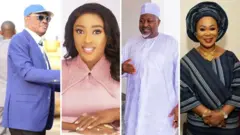 Collage foto of Wike, Edu, Badaru and Ohaneye