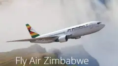 ኤይር ዚምባብዌ በአንድ አውሮፕላን ብቻ አገልግሎት የሚሰጥ ሲሆን ብቸኛ መዳረሻውም ጆሃንስበርግ ከተማ ነው