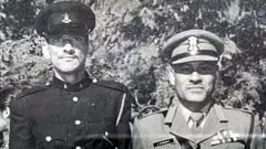 अपने पिता के साथ जनरल बिपिन रावत