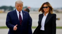 Donald ve Melania trump