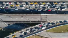 Пробки на въезде в Москву