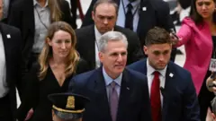 McCarthy seen leaving