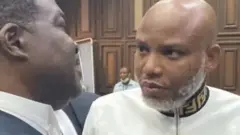 Nnamdi Kanu ati agbẹjọro rẹ