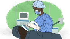 Ishusho y'umuforomokazi urimo kwita ku murwayi