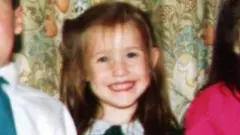 Joanna Buchan as a young girl