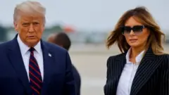 Donald Trump da matarsa Melania