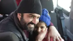 Seyit Arapzade, kızı Menice Arapzade'yle