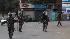 காஷ்மீரில் பாதுகாப்பு நிலை.