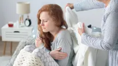Sick woman