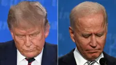 Donald Trump y Joe Biden