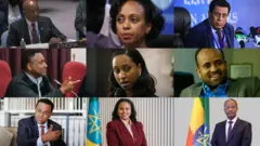Dr Injinra Silashi Baqqalaa, ministeera Bishaan, Jalliisiifi Inarjii, Dr Liiyaa Taaddasaa, Ministira Fayyaa, Amb. Diinaa Muftii, Dubbii Himaa Ministeera Dhimma Alaa, Daaqon Daani'eel Kibrata Gorsaa MM, Daagimaawiiti Mogas Ministira Geejjibaa, Zaadiig Abrahaa, Bulchaa Baankii Biyyaaleessaa Dr Yinaagar Dasee, Pirof. Hiiruut W/Maariyaam, Diilaamoo Atoree Daarektara Ejansii Madaaliifi Qormaatawwan Biyyaaleessaati