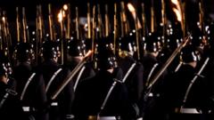 Militärparade zu Ehren von Angela Merkel