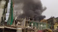 Ọkụ gbara n'ahịa Balogun