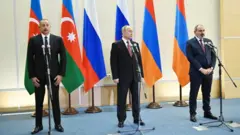 Əliyev - Paşinyan - Putin görüşü