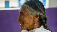 Una mujer indígena de Oaxaca.