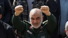 Hossein Salami, comandante da Guarda Revolucionária Islâmica