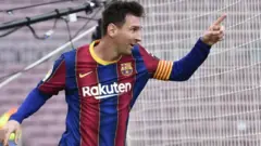 Messi yinjije ibitsindo 672 mu nkino 778 yakiniye Barcelona, umurwi yari yijiyemwo afise imyaka 13