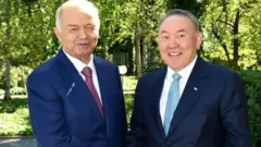 Ислом Каримов ва Нурсултон Назарбоев