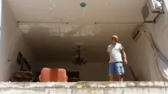 Разрушенная квартира в Бейруте