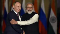 व्लादिमीर पुतिन और नरेंद्र मोदी
