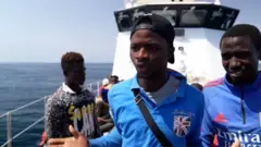 Des migrants tentant de rejoindre l'Italie via la Tunisie