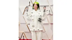 Billie Eilish on the red carpet