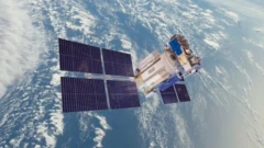 satellite in orbit